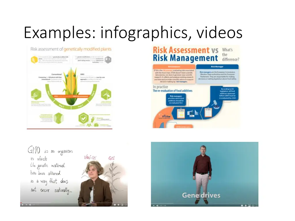 examples infographics videos