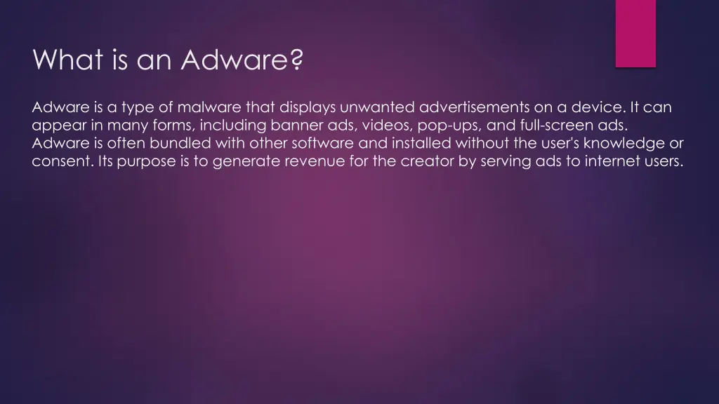 what is an adware