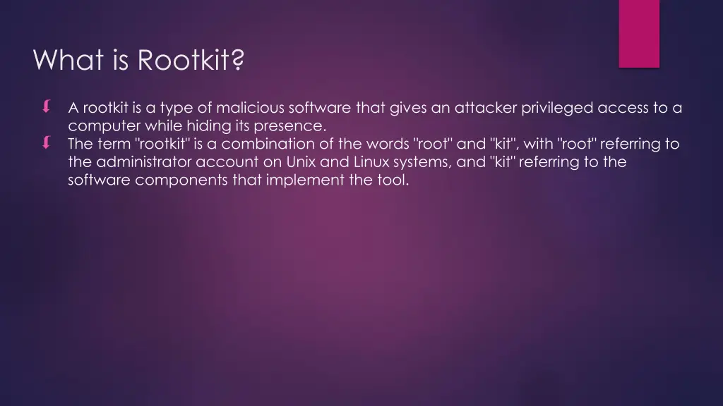 what is rootkit