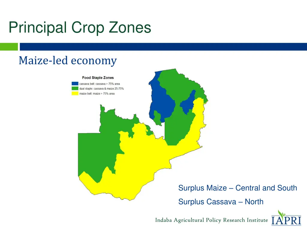 principal crop zones