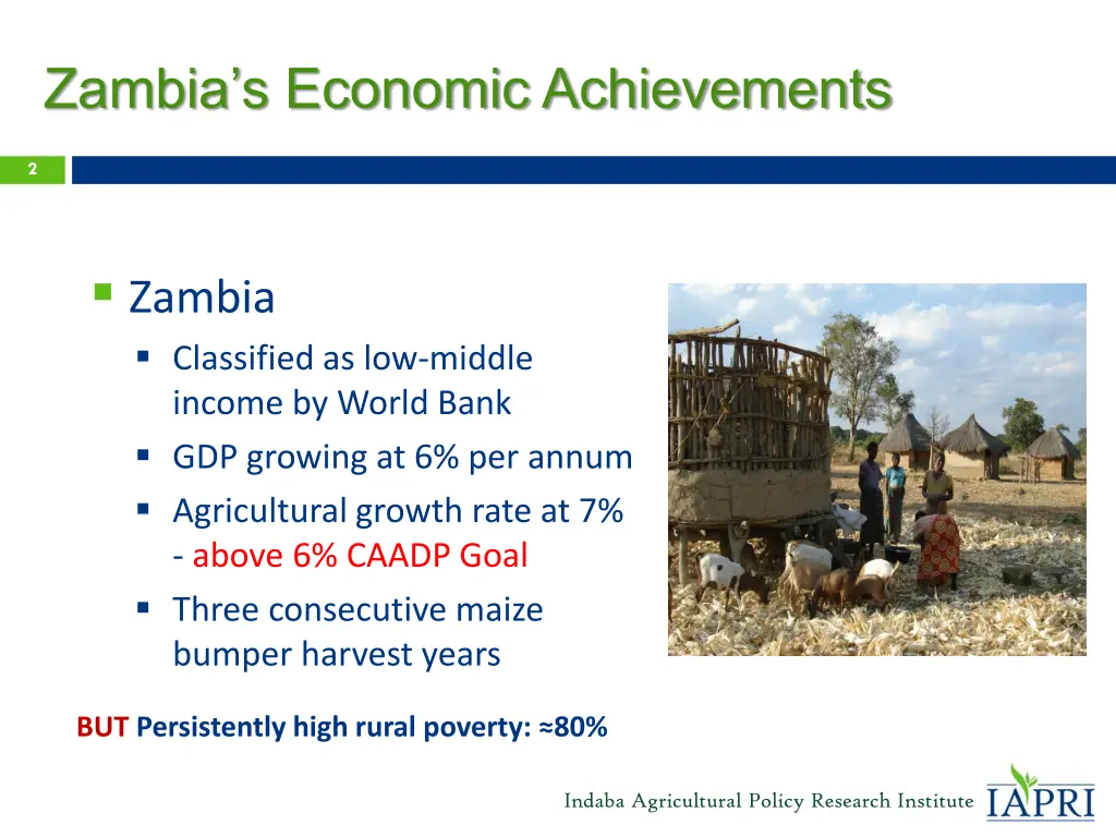 zambia s economic achievements