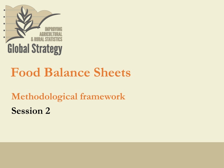 food balance sheets