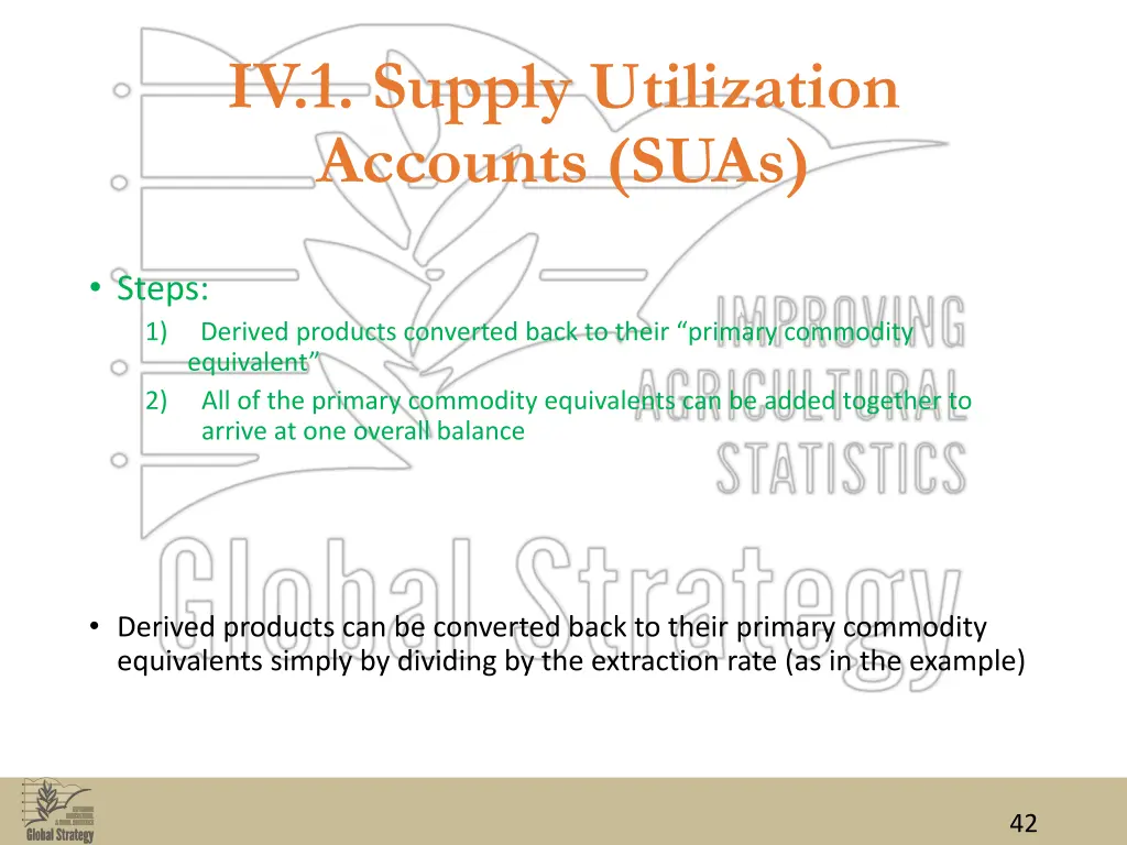 iv 1 supply utilization accounts suas 5