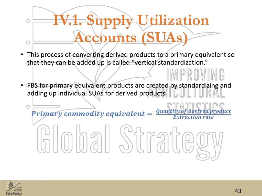 iv 1 supply utilization accounts suas 6