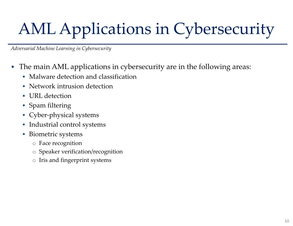 aml applications in cybersecurity