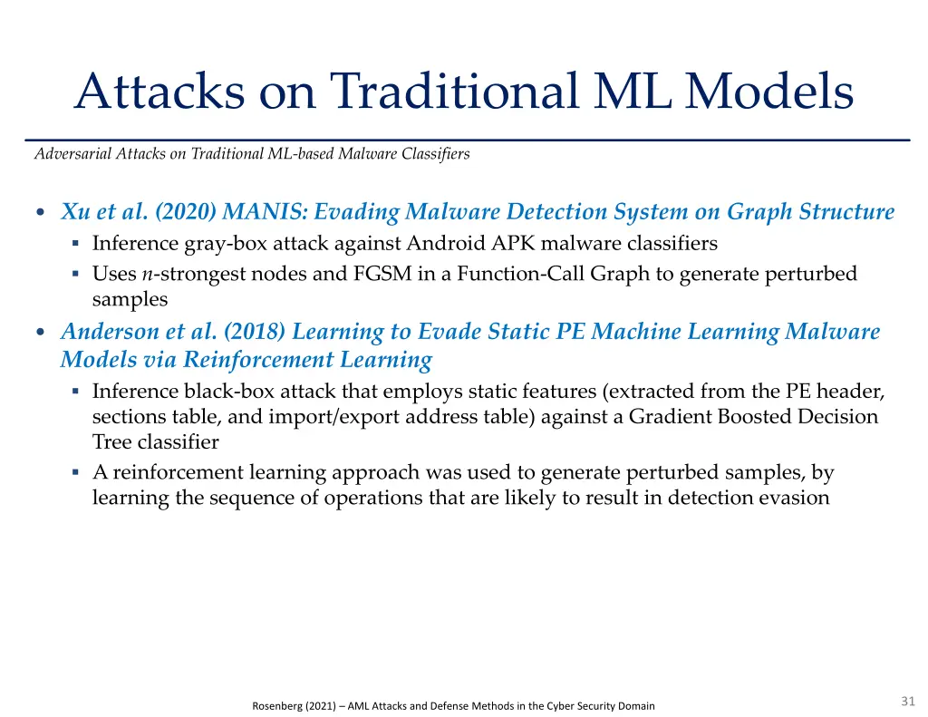 attacks on traditional ml models 1