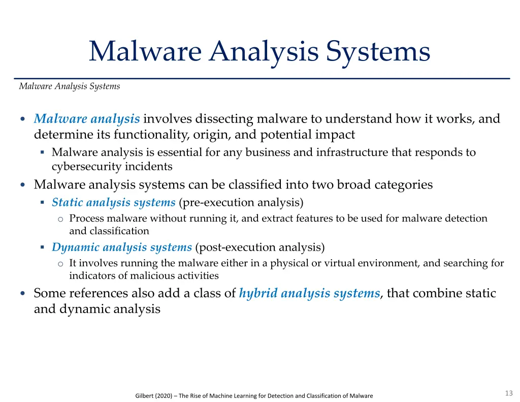 malware analysis systems