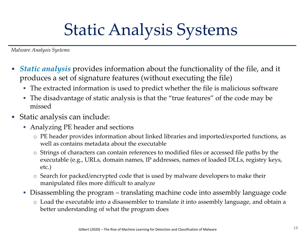 static analysis systems