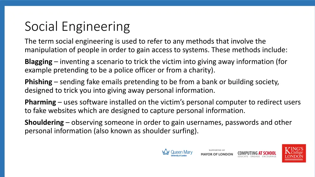 social engineering the term social engineering