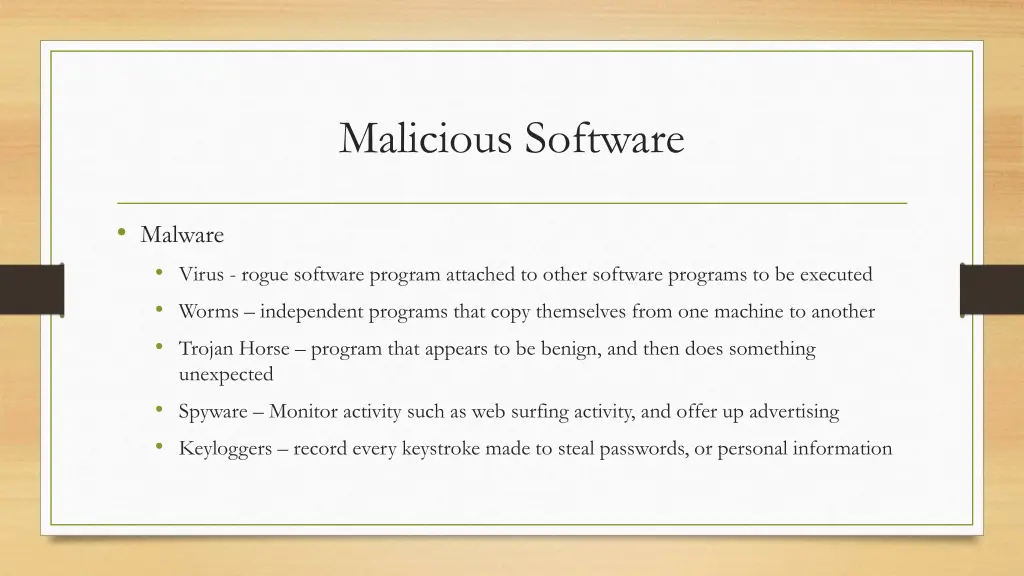 malicious software