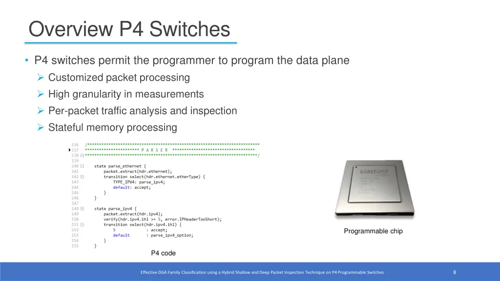 overview p4 switches