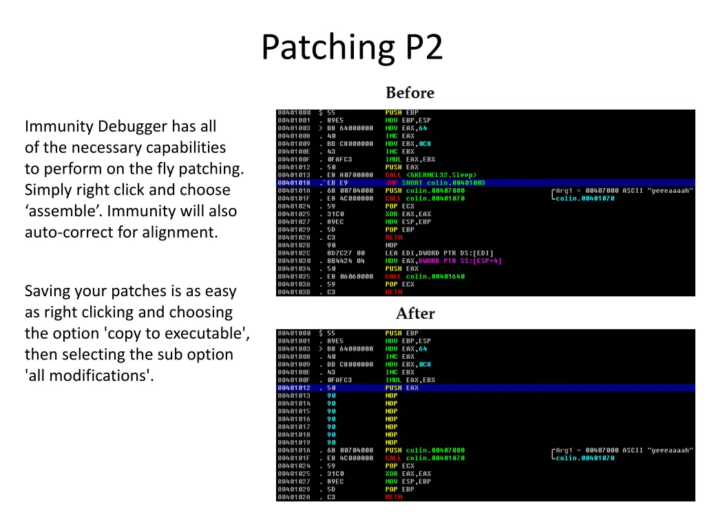 patching p2