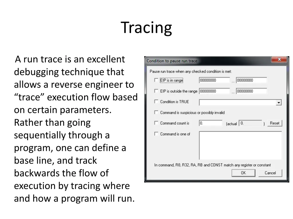 tracing