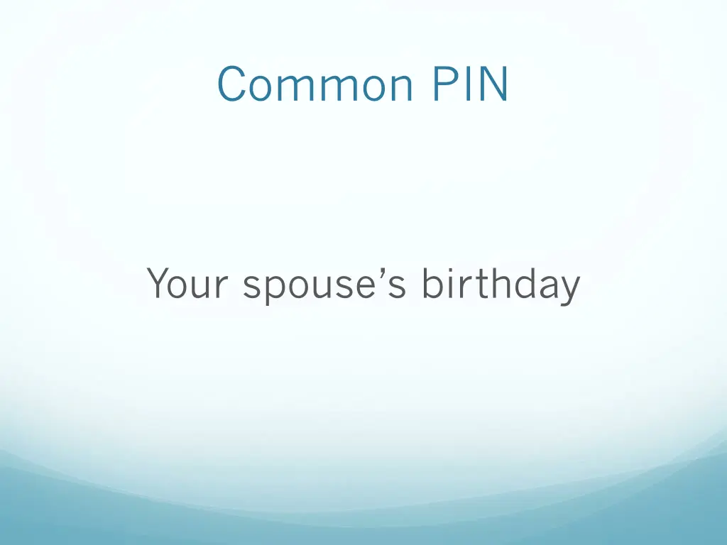 common pin