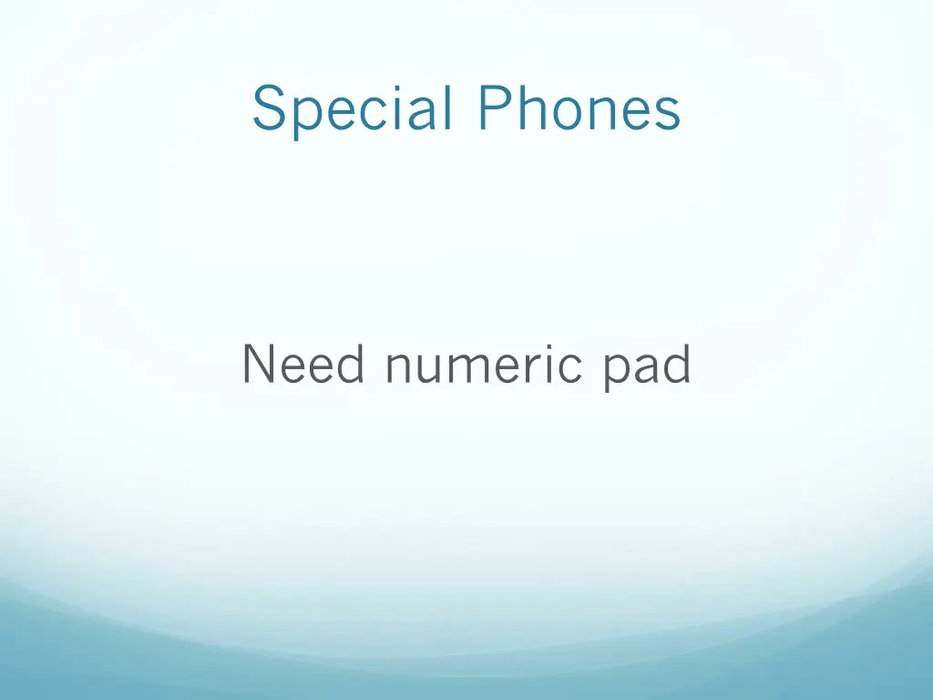 special phones