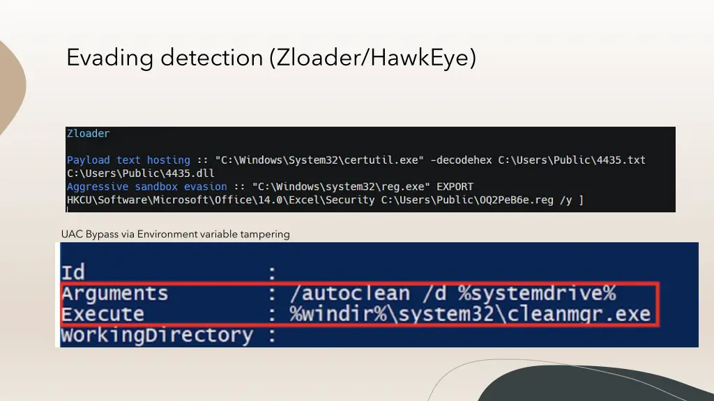 evading detection zloader hawkeye