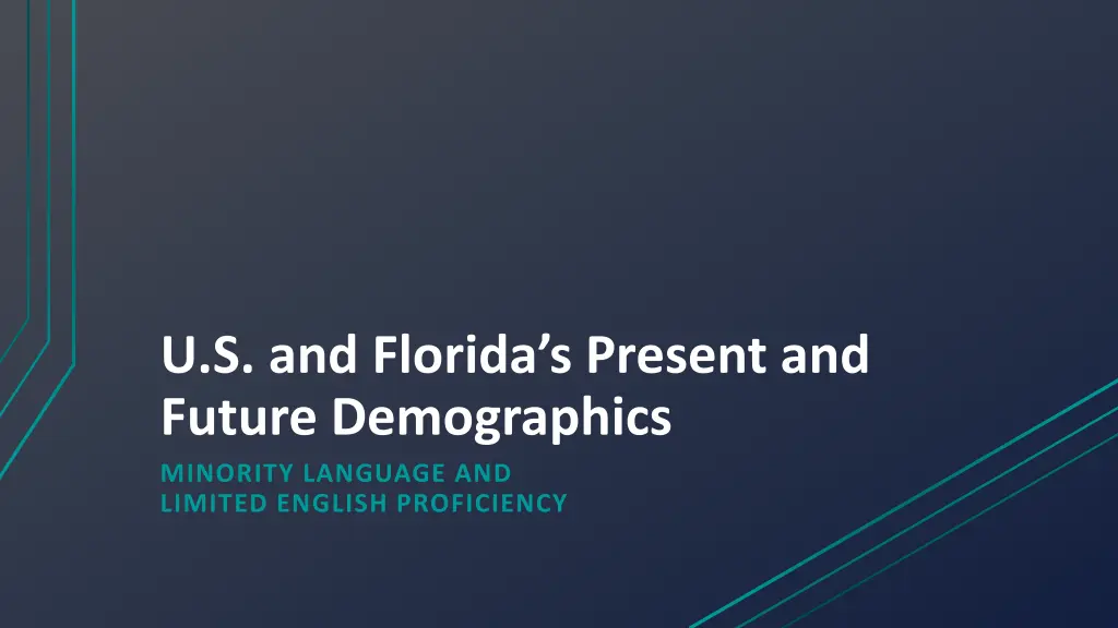 u s and florida s present and future demographics