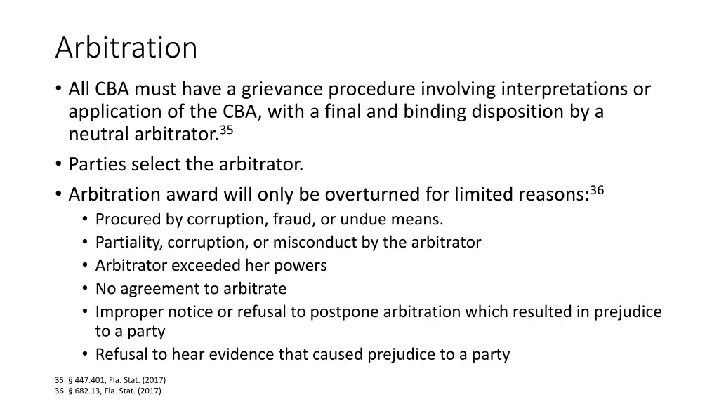 arbitration all cba must have a grievance