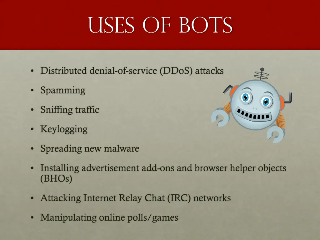 uses of bots