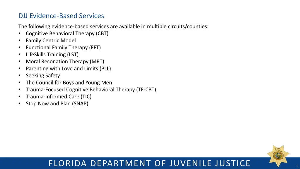 djj evidence based services 1