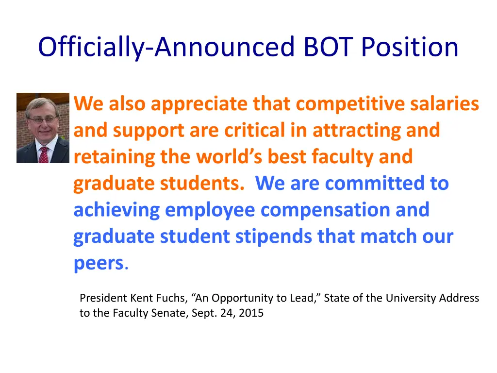 officially announced bot position 1