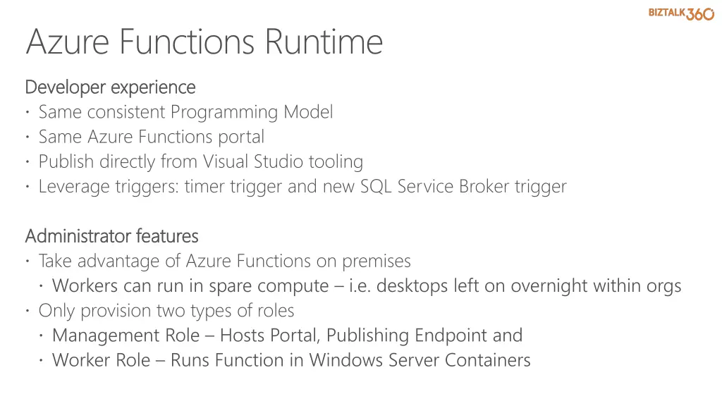 azure functions runtime