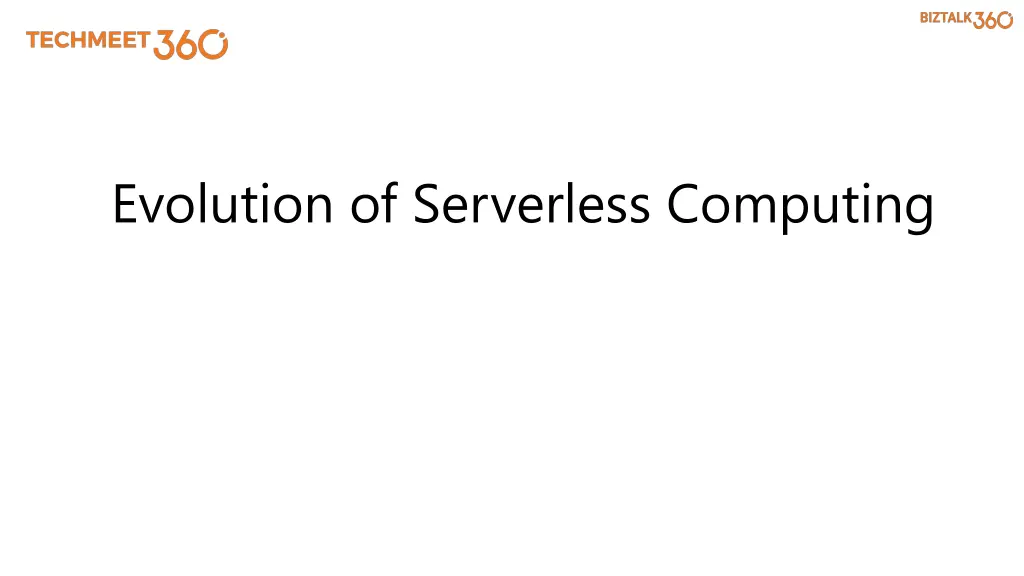 evolution of serverless computing