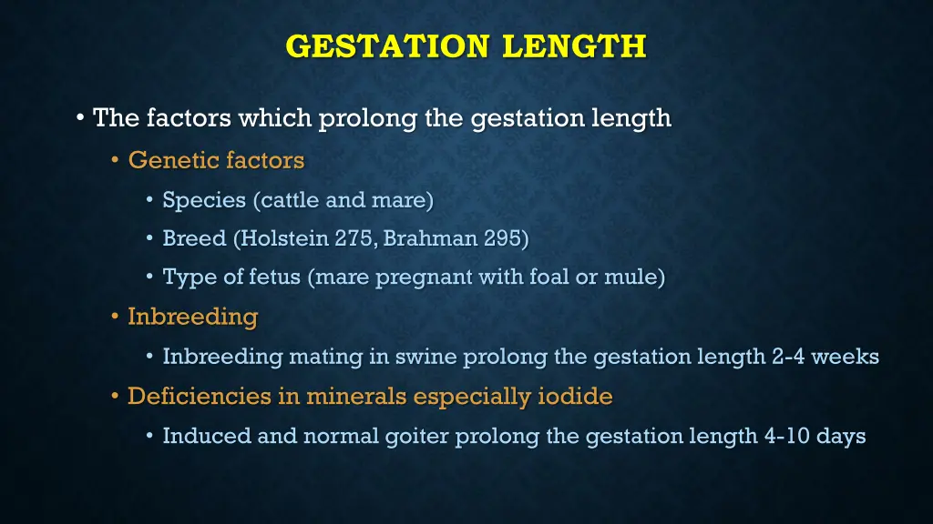 gestation length 2