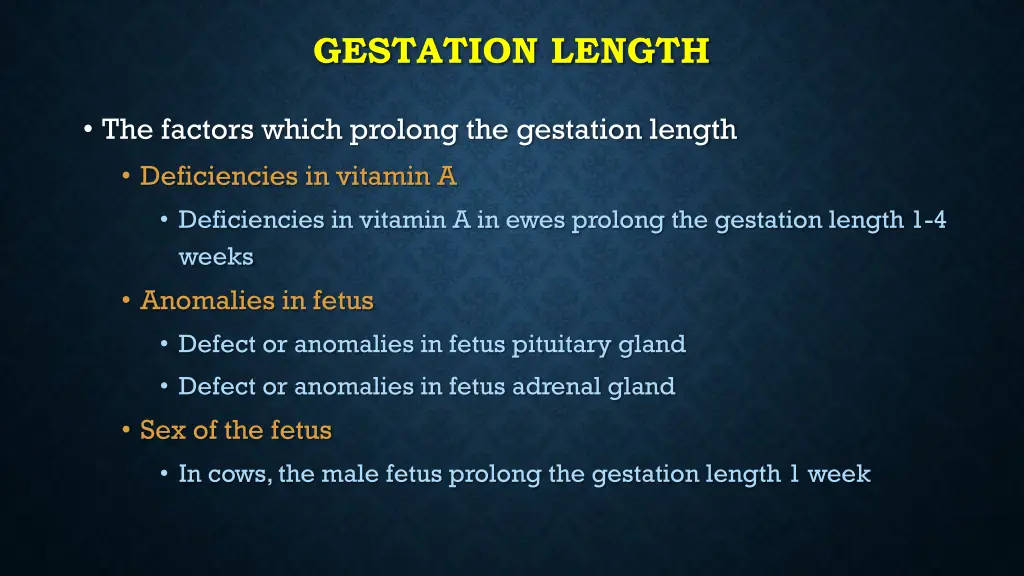 gestation length 3