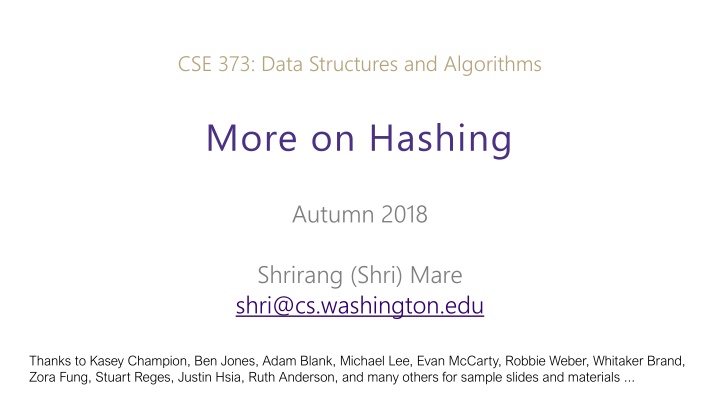 cse 373 data structures and algorithms