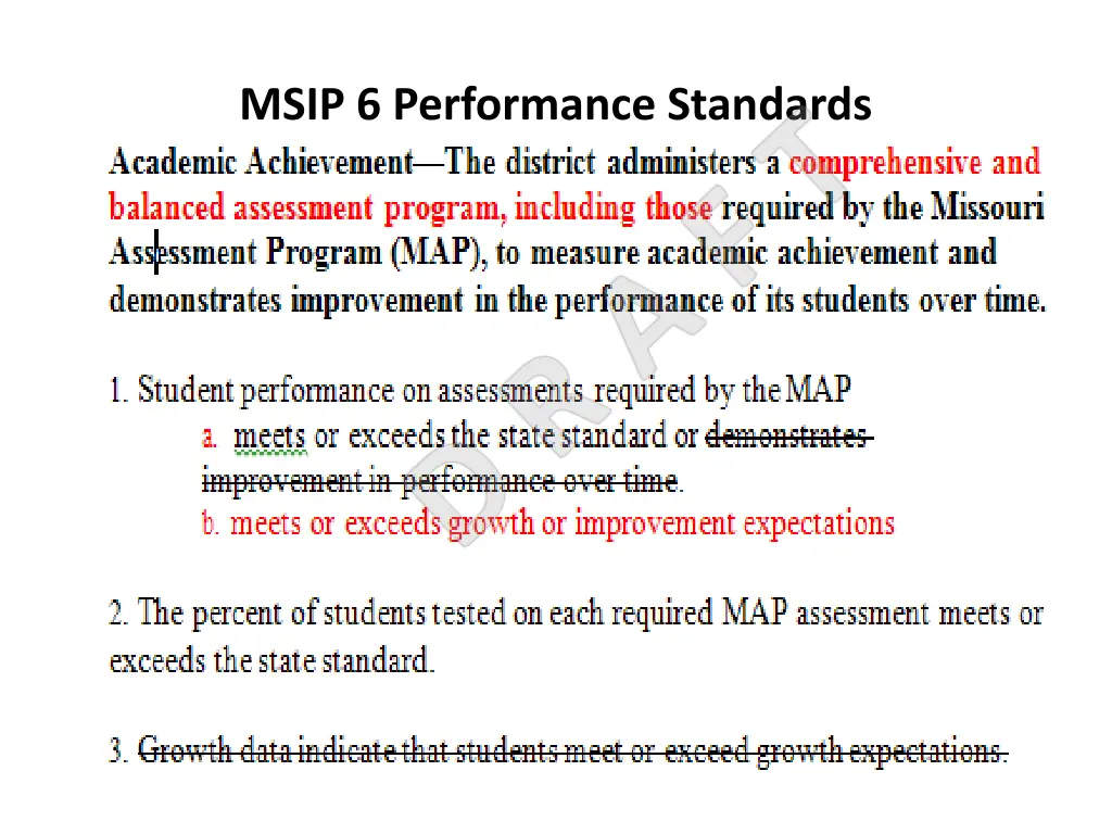 msip 6 performance standards d r a f t