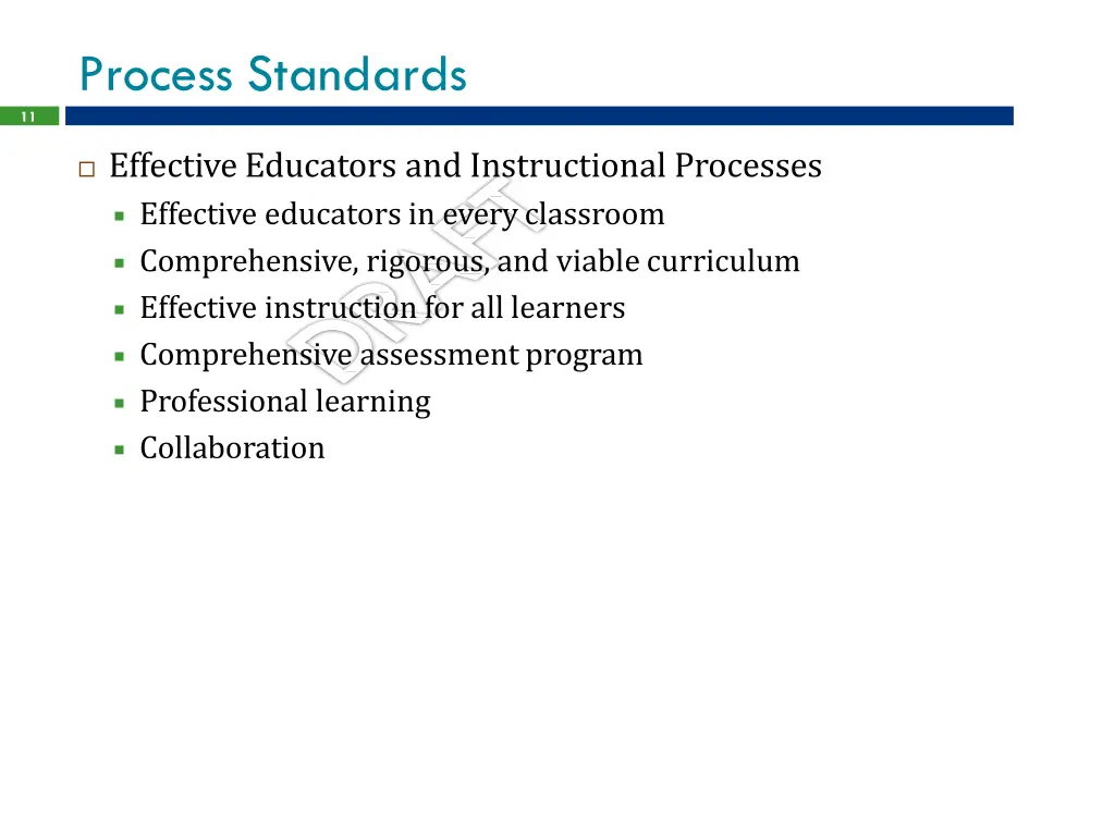 process standards 1