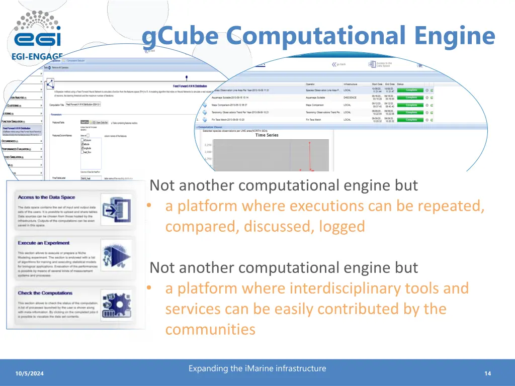 gcube computational engine