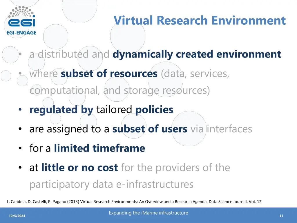 virtual research environment 1