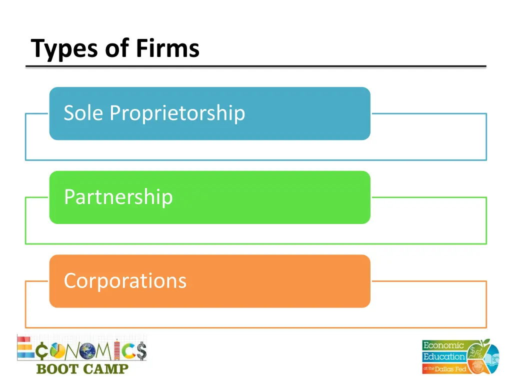 types of firms