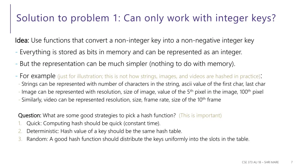 solution to problem 1 can only work with integer 2