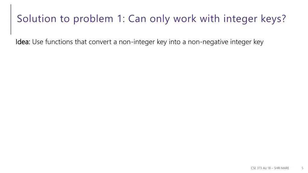 solution to problem 1 can only work with integer