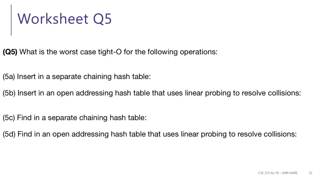 worksheet q5