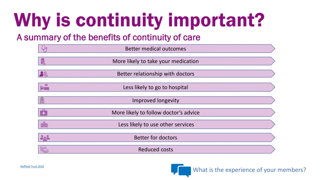 why is continuity important a summary