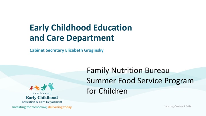 early childhood education and care department