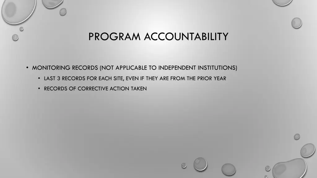 program accountability 6