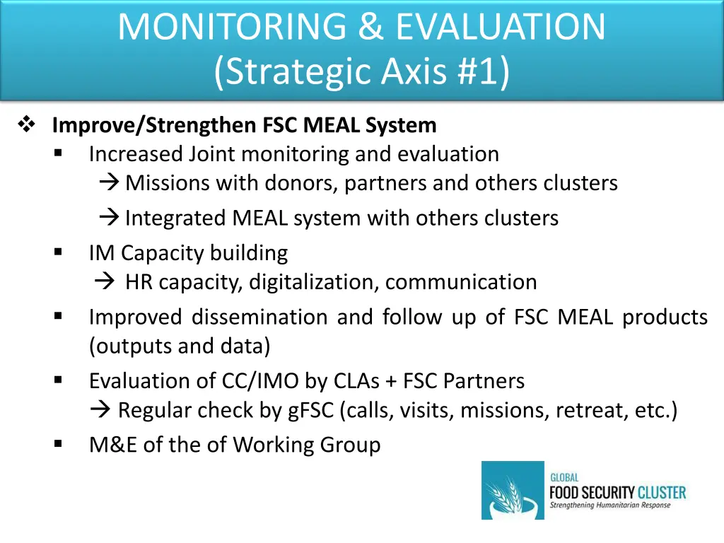 monitoring evaluation strategic axis 1 1