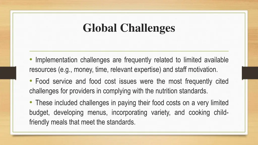 global challenges