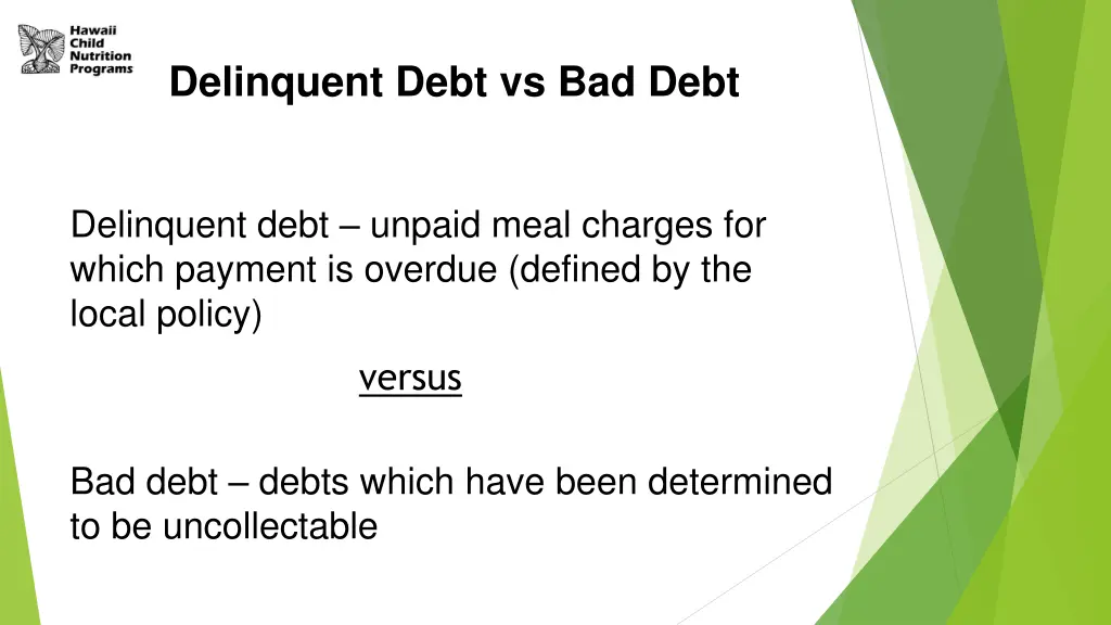 delinquent debt vs bad debt