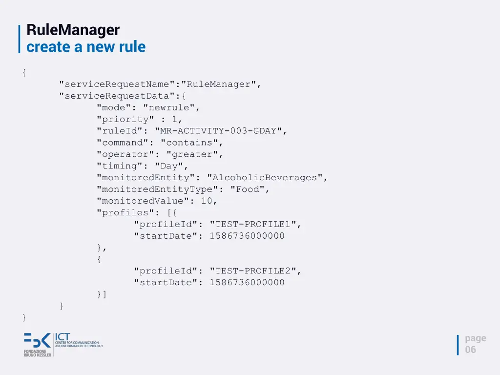 rulemanager create a new rule