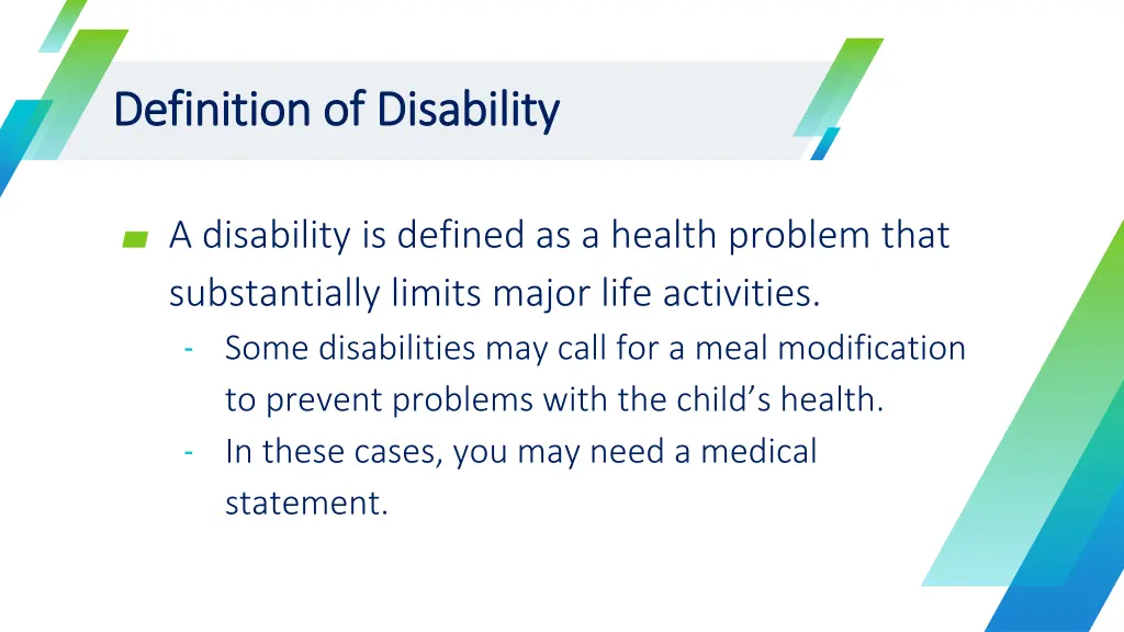 definition of disability definition of disability