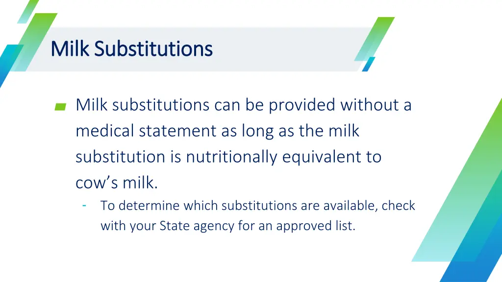 milk substitutions milk substitutions