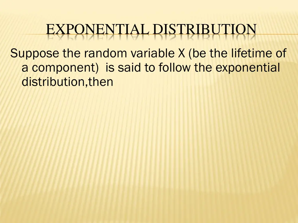 exponential distribution 1