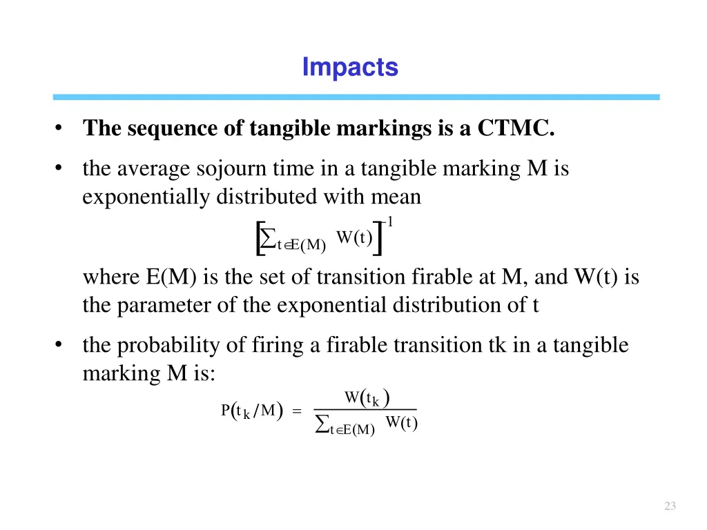 impacts