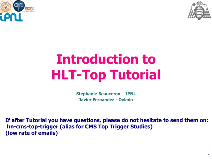 introduction to hlt top tutorial